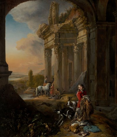 Terugkeer van de jacht door Jan Baptist Weenix